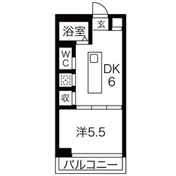 パラシオ夙川名次の物件間取画像